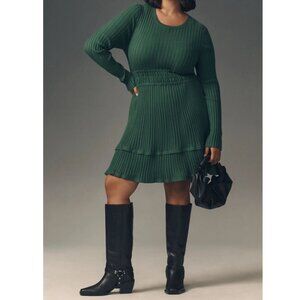 Anthropologie The Somerset Mini Dress Sweater Edition 1X Plus